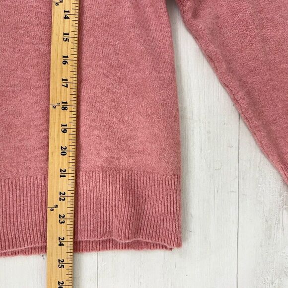 J. Crew Women XL Rollneck Sweater in Supersoft Yarn Pink Wool Alpaca Blend - Picture 10 of 13